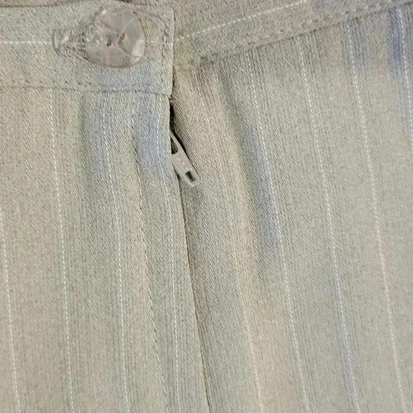 Jessica  Beige Pinstripe Pencil Skirt sz 14 - Picture 6 of 7